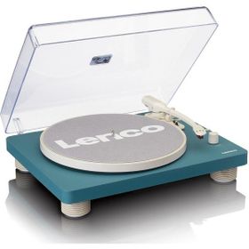 Lenco LS-50 TQ Mavi Hoparlörlü Usb'li Mp3e Kayıt Özellikli Pikap Plak Çalar