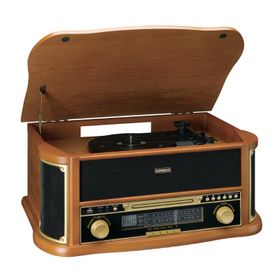 Lenco TCD-2551WD Ahşap Retro Bluetooth Pikap