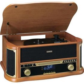 Lenco TCD-2571WD Ahşap Retro Bluetoothlu Pikap Plak Çalar