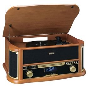 Lenco TCD-2571WD Ahşap Retro Bluetoothlu Pikap Plak Çalar