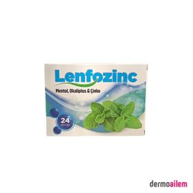 Lenfozinc Mentol Okaliptus Çinko İçeren 24 Pastil