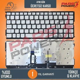 Lenovo 5CB0K93850 5CB0K93875 Notebook Işıklı TR Gri Uyumlu Klavye