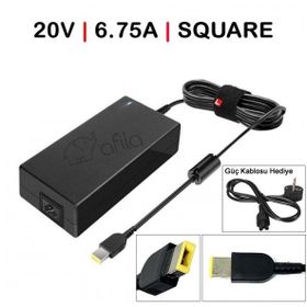 Lenovo 80YY00AETX 81HG001ATX 20V 6.75A 135w Uyumlu Laptop Adaptör