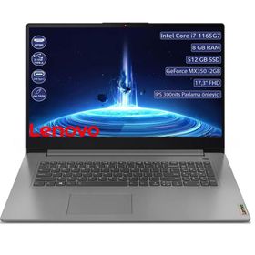 Lenovo 82H900BLTXA83 IdeaPad Intel Core i7-1165G7 12 GB Ram 1 TB SSD MX350 Windows 10 Pro 17.3'' Fhd Taşınabilir Bilgisayar