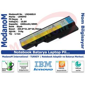 Lenovo G470G Batarya Pil