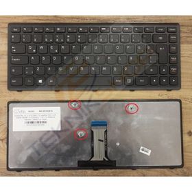Lenovo Ideapad Flex 14 20308 Notebook TR Siyah Uyumlu Klavye