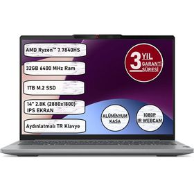 Lenovo IdeaPad Pro 5 14APH8 83AM001STX R7-7840HS 32GB RAM 1TB SSD 780M FreeDOS 16 inç Laptop - Notebook