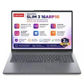 Lenovo IdeaPad Slim 3 16ARP10 83K80085TR Ryzen 7 170 16 GB RAM 512 GB SSD FreeDOS 16 inç Laptop