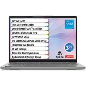 Lenovo IdeaPad Slim 5 14IMH10 83V6004CTR Ultra 5 135H 16GB RAM 1TB SSD FreeDOS 14 inç OLED Laptop