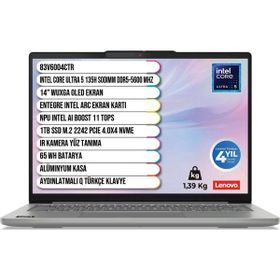 Lenovo IdeaPad Slim 5 14IMH10 83V6004CTR Ultra 5 135H 16GB RAM 1TB SSD FreeDOS 14 inç OLED Laptop