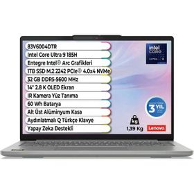 Lenovo IdeaPad Slim 5 14IMH10 83V6004DTR Ultra 9 185H 32GB RAM 1TB SSD FreeDOS 14 inç OLED Laptop
