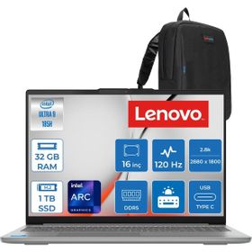 Lenovo Ideapad Slim 5 16IMH10 83V70057TR Ultra 9 185H 32GB RAM 1TB SSD FreeDOS 16 inç Laptop