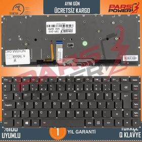 Lenovo IdeaPad Yoga 80MK00F8TX Siyah Klavye