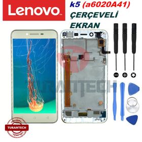 Lenovo K5 A6020A41 Dokunmatik Gold Çıtalı Lcd Ekran