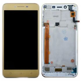 Lenovo K5 Plus A6020A46 Dokunmatik Gold Çıtalı Lcd Ekran