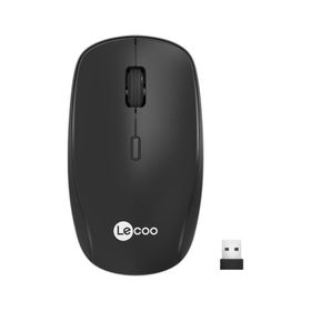 Lenovo Lecoo WS203 Kablosuz 2400 DPI +4 Tuşlu Siyah Mouse