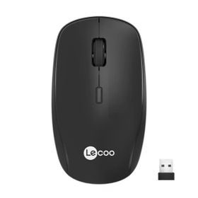Lenovo Lecoo WS203 Kablosuz 2400 DPI +4 Tuşlu Siyah Mouse
