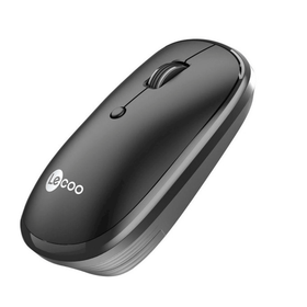 Lenovo Lecoo WS209 Siyah Bluetooth ve Kablosuz Şarj Edilebilir Optik Mouse