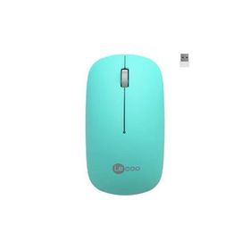 Lenovo Lecoo WS214 Kablosuz 1200DPI 3 Tuşlu Turkuaz Optik Mouse