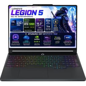 Lenovo Legion 5 15IPH11 83RW0004TR Ultra 7 356H 32 GB RAM 1 TB SSD RTX 5060 FreeDOS 15.3 inç Gaming Laptop