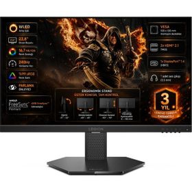 Lenovo Legion 67E7GAC4TK 24 inç 240Hz 0.5ms WLED Pivot IPS Gaming Monitör