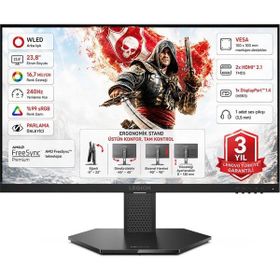 Lenovo Legion 67E7GAC4TK 24 inç 240Hz 0.5ms WLED Pivot IPS Gaming Monitör