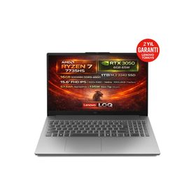 Lenovo LOQ 15ARP10E 83S00032TR Ryzen 7 7735HS 16GB RAM 1TB SSD 6GB RTX 3050 FreeDOS 15.6 inç Oyun Bilgisayarı