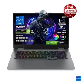 Lenovo LOQ 17IRX10 83JH00CNTR i7-13650HX 16GB RAM 1TB SSD RTX 5060 FreeDOS 17.3 inç Oyun Bilgisayarı