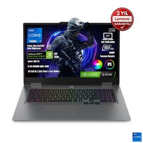 Lenovo LOQ 17IRX10 83JH00CNTR i7-13650HX 16GB RAM 1TB SSD RTX 5060 FreeDOS 17.3 inç Oyun Bilgisayarı
