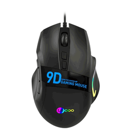 Lenovo MS130 Lecoo Kablolu RGB Siyah Gaming Oyuncu Mouse