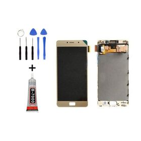 Lenovo P2 Dokunmatik Gold Çıtalı Lcd Ekran