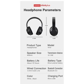 Lenovo TH10 Siyah Bluetooth Kulaklık