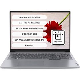 Lenovo ThinkBook 16 G6 21KH001ETR-GTI132 i5-1335U 32GB RAM 1TB SSD FreeDOS 16 inç Laptop - Notebook