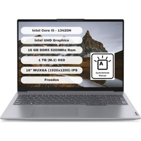 Lenovo ThinkBook 16 G6 IRL 21KH00SXTR-GT1 i5-13420H 16GB RAM 1TB SSD FreeDOS 16 inç Laptop - Notebook