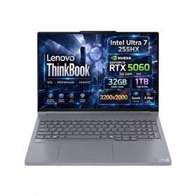 Lenovo ThinkBook 16p G6 IAX 21R0004BTX Ultra 7 255HX 32GB RAM 1TB SSD RTX 5060 FreeDOS 16 inç Laptop