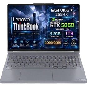 Lenovo ThinkBook 16p G6 IAX 21R0004BTX Ultra 7 255HX 32GB RAM 1TB SSD RTX 5060 FreeDOS 16 inç Laptop