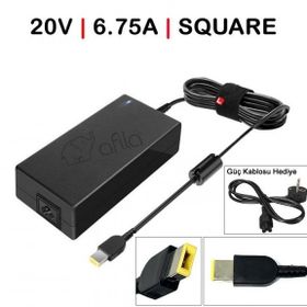 Lenovo Thinkpad 20BE0041TX 20BE00B2TX 20V 6.75A 135w Uyumlu Laptop Adaptör