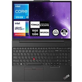 Lenovo ThinkPad E16 Gen 1 21JN00BCTX022 i5-1335U 24GB RAM 1TB SSD Windows 11 Pro 16 inç Laptop - Notebook