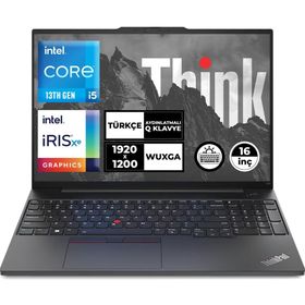 Lenovo ThinkPad E16 Gen 1 21JQS1TTZX022 i5-1335U 24GB RAM 1TB SSD Windows 11 Pro 16 inç Laptop - Notebook