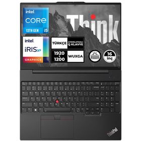 Lenovo ThinkPad E16 Gen 1 21JQS1TTZX022 i5-1335U 24GB RAM 1TB SSD Windows 11 Pro 16 inç Laptop - Notebook
