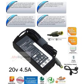 Lenovo Thinkpad T60P T61 Uyumlu Notebook Adaptör