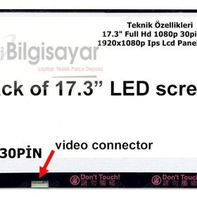 Lenovo V320-17IKB V320-17ISK 81AH 17.3 İnç Uyumlu Notebook Lcd Ekran