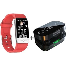 Lenovo XT82 Tws Kırmızı Bluetooth Kulaklık