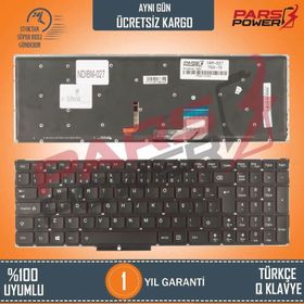 Lenovo Y50-70 80DT Işıklı Siyah Notebook Klavye