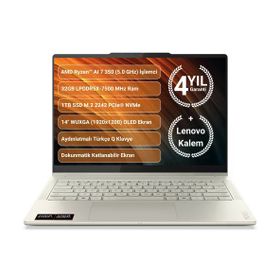 Lenovo Yoga 7 2-in-1 14AKP10 83JR00ADTR Ryzen AI 7 350 32GB RAM 1TB SSD Windows 11 Pro 14 inç Laptop