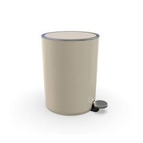 Lenox 5 lt Bej Pedallı Çöp Kovası