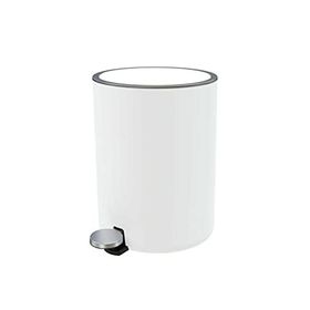 Lenox 5 Lt Pedallı Beyaz Çöp Kovası