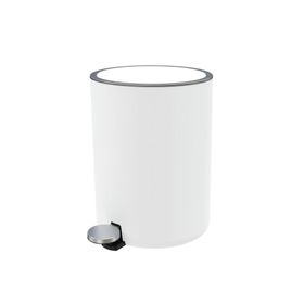 Lenox 5 Lt Pedallı Beyaz Çöp Kovası