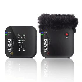 Lensgo 348C Siyah 1V1 Kablosuz Tekli Mikrofon Seti