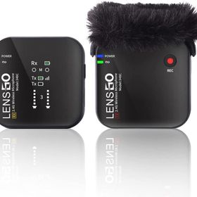 Lensgo 348C Siyah 1V1 Kablosuz Tekli Mikrofon Seti